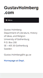 Mobile Screenshot of gustavholmberg.com