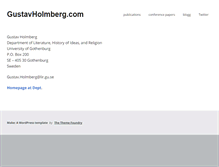 Tablet Screenshot of gustavholmberg.com